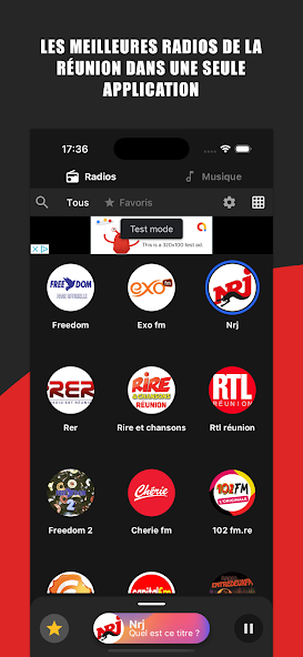 Capture 2 de Radios Réunion