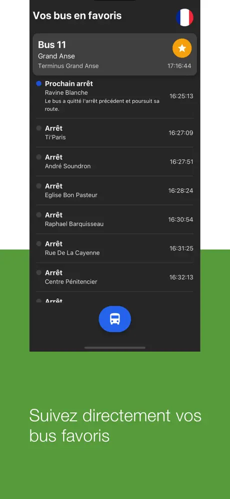 Capture 2 de YesBus - réseau de bus 974